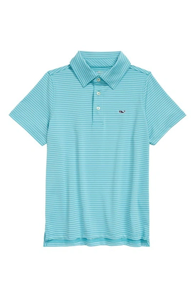 Vineyard Vines Kids' Bradley Stripe Stretch Polo Shirt In 9248 Bradl