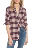 Rails Hunter Plaid Shirt In Sand/ Navy/ Port