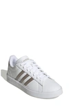 Adidas Originals Grand Court 2.0 Sneaker In White/ Platinum Metal