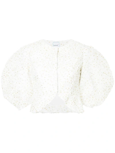 Bambah Confetti Structured Jacket In White