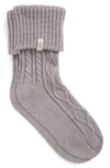 Ugg 'sienna' Short Boot Sock In Seal Fabric