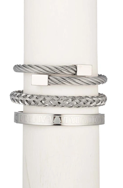 Eye Candy Los Angeles Brandon Bracelets In Silver
