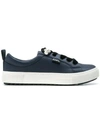 Karl Lagerfeld Pearl Detail Sneakers - Blue