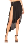 H:ours Louis Cascade Skirt In Black