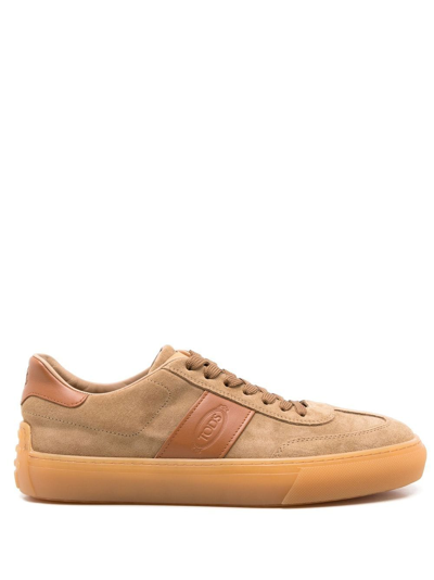 Tod's Brown Low-top Casual Suede Sneakers