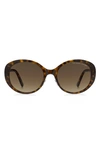 Marc Jacobs 54mm Gradient Round Sunglasses In Havana