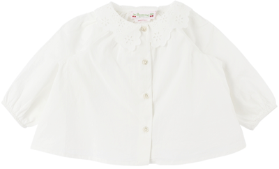 Bonpoint Babies' Girls Ivory Cotton Blouse