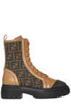 Fendi Boots Shoes In Brown