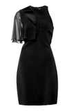 Cushnie Et Ochs Xandra One Shoulder Mini Dress In Black