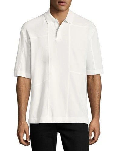 Mcq By Alexander Mcqueen Darkbrook Cotton Polo Shirt In White