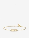 Messika Baby Move 18ct Yellow-gold And Pave Diamond Bracelet