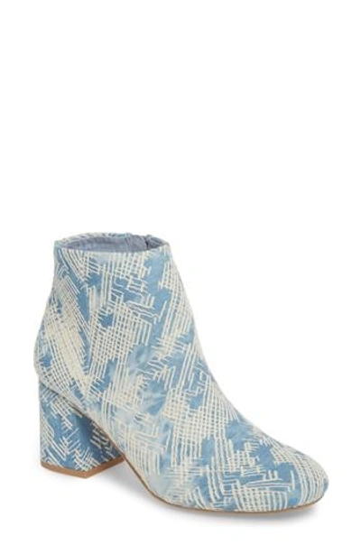 Seychelles Audition Bootie In Emrboidered Denim