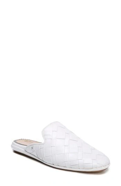 Sam Edelman Katy Mule In White Woven Leather ModeSens