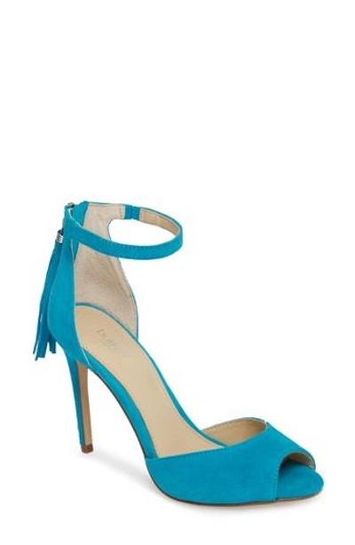 Botkier Anna Sandal In Turquoise Suede