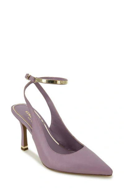 Kenneth Cole Women's Romi Pointed Toe Chain Strap High Heel Pumps In Mauve