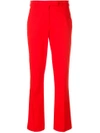 Etro High Waist Tailored Trousers In Red