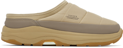 Suicoke Pepper-lo Slip-on Boots In Beige