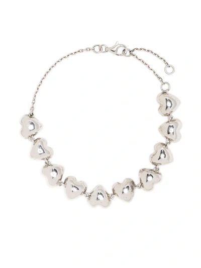 Ami Alexandre Mattiussi Heart-chain Sterling-silver Bracelet