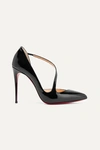 Christian Louboutin Jumping 100 Patent-leather Pumps In Black