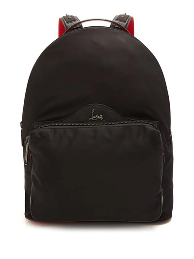 Christian Louboutin Backloubi Spike-embellished Backpack In Black