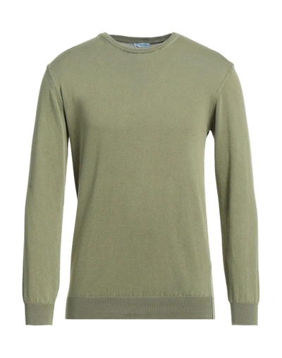 Herman & Sons Sweaters In Military Green