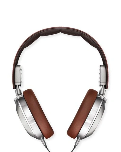 Shinola Men's Leather Over-ear Headphones, Brown In Cognac