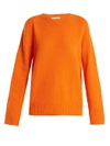 The Row Sibel Wool And Cashmere-blend Sweater In Orange