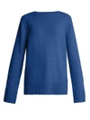 The Row Sibel Wool And Cashmere-blend Sweater In Navy