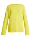 The Row Sibel Wool And Cashmere-blend Sweater In Yellow