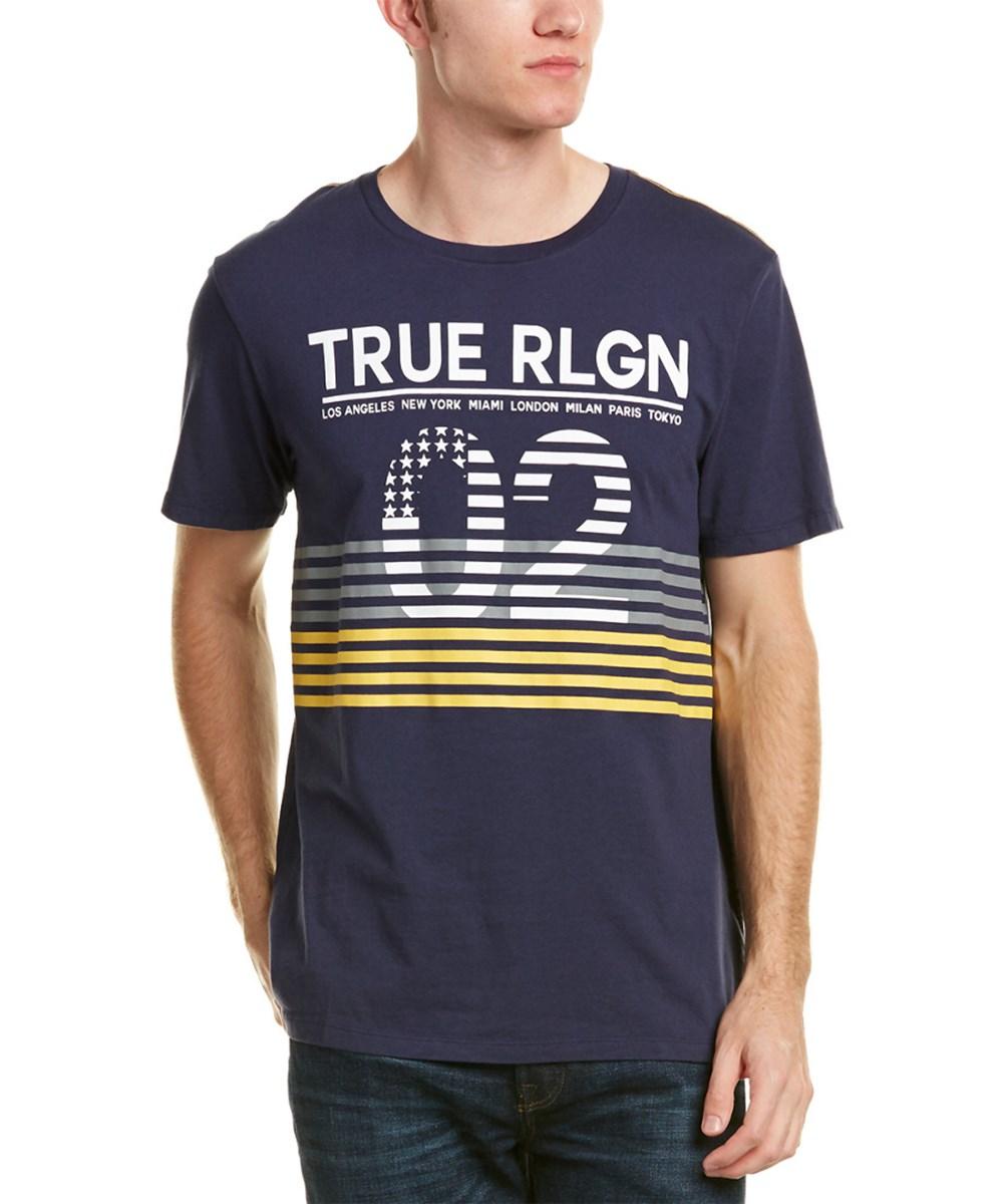 true religion navy t shirt