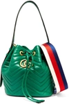 Gucci Gg Marmont Quilted Leather Bucket Bag