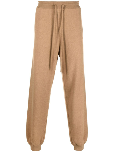 Off-white For All Logo-embroidered Track Pants In Nude
