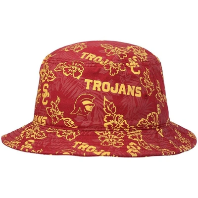 Reyn Spooner Cardinal Usc Trojans Floral Bucket Hat