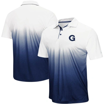 Colosseum Navy Georgetown Hoyas Magic Team Logo Polo