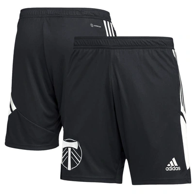 Adidas Originals Adidas Black Portland Timbers Soccer Training Aeroready Shorts