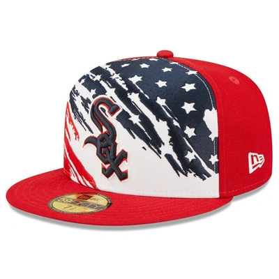 New Era Red Chicago White Sox 2022 4th Of July On-field 59fifty Fitted Hat