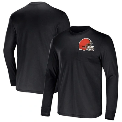 Nfl X Darius Rucker Collection By Fanatics Brown Cleveland Browns Team Long Sleeve T-shirt