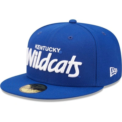 New Era Royal Kentucky Wildcats Griswold 59fifty Fitted Hat