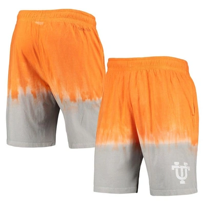 Mitchell & Ness Men's  Tennessee Orange, Gray Tennessee Volunteers Tie-dye Shorts In Tennessee Orange,gray