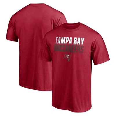 Fanatics Branded Red Tampa Bay Buccaneers Big & Tall Fade Out T-shirt