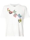 Amiri Love Me Not Printed T In White