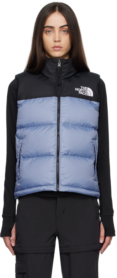 The North Face Blue 1996 Retro Nuptse Quilted Gilet