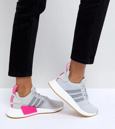 Adidas Originals Nmd R2 Sneakers In Gray - Black | ModeSens