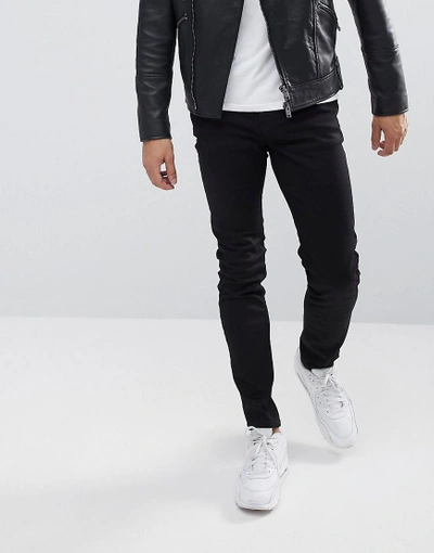 Wesc Alessandro Slim Fit Jeans In Black - Black