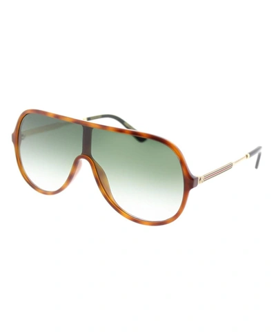 Gg0199s 004 Havana Shield Sunglasses | ModeSens