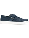 Prada Touch Strap Sneakers In Blue