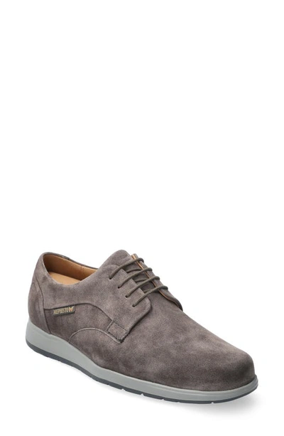 Mephisto Men's Valerio Velvet & Leather Oxford Shoes In Dark Grey