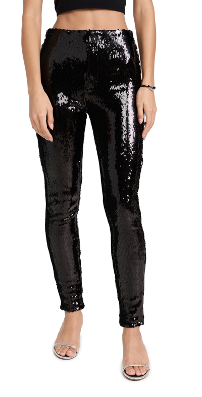 Isabel Marant Madilio Sequined Pants In Black