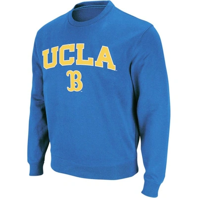 Colosseum Men's  Blue Ucla Bruins Arch And Logo Crew Neck Sweatshirt