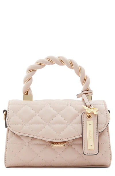 Aldo Ribands Faux Leather Crossbody Bag In Light Pink